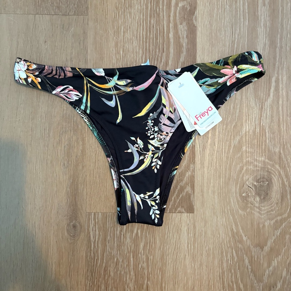 New! Freya Multicolor Floral Bikini Bottom